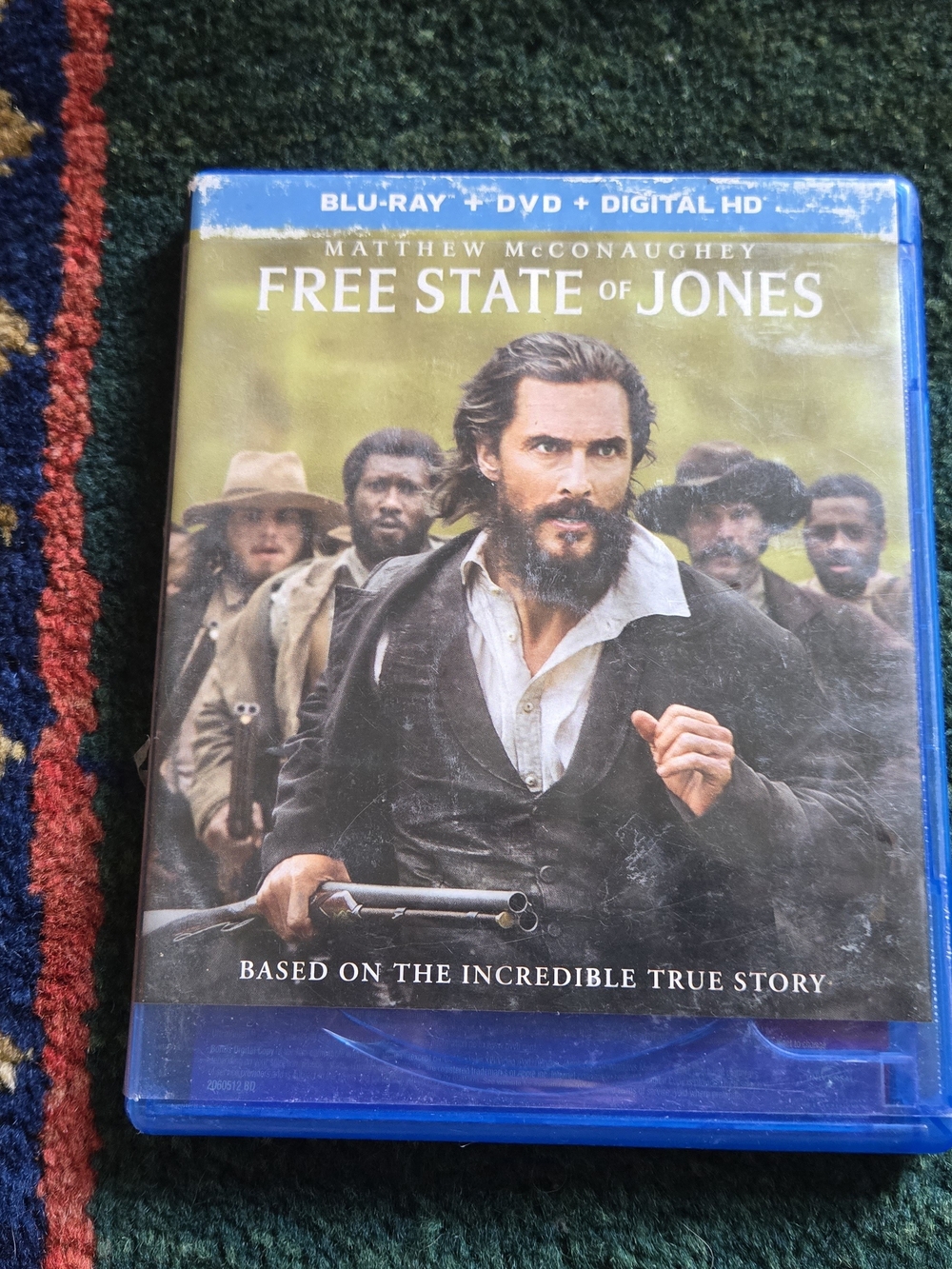 Free State of Jones Blu-ray Universal 2016 Matthew McConaughey Civil War Drama